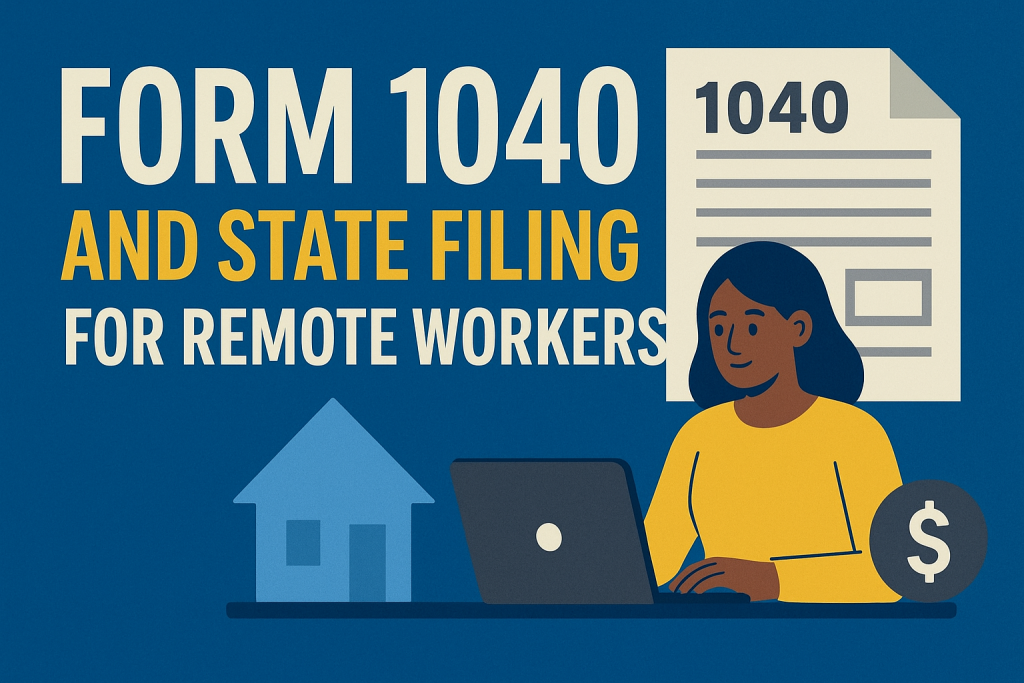 Form 1040 and state filing for remote workers