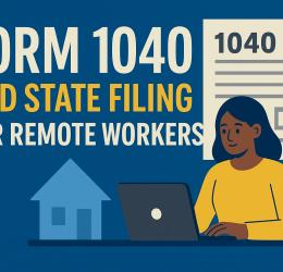 Form 1040 and state filing for remote workers