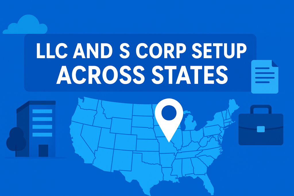 LLC and S Corp setup across states
